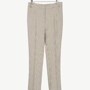 Akris Punto Beige Plaid Bootcut Trousers